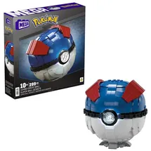 Megabrands Mega Pokémon Jumbo Superball Bauset 299-teilig 12,7 cm