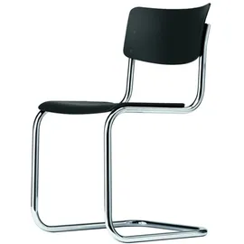 Thonet Freischwinger S 43 Buche schwarz gebeizt