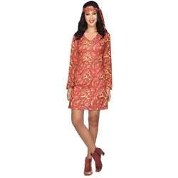 Hippie Damenkostüm Lindsey - 38-40