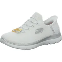 SKECHERS Summits Diamond Dream Damen Weite M Weiß/Silber 40