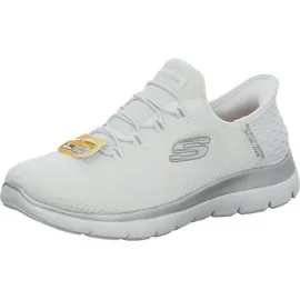 SKECHERS Summits Diamond Dream Damen Weite M Weiß/Silber 40