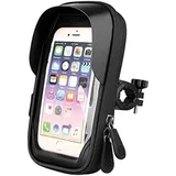 6,4-zoll Wasserdichte Handyhalterung Für Fahrrad, Motorrad, Lenker, Tasche, Universell, Für Fahrrad Und Roller (schwarz)