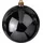 Europalms Dekokugel 30cm, schwarz