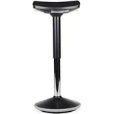 Wiltec Sitz- & Stehhocker Polyester Schwarz