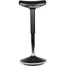 Wiltec Sitz- & Stehhocker Polyester Schwarz