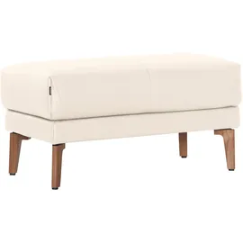 creation by rolf benz Hockerbank CR.450 Naturleder 93 x 45 x 48 cm Weiß
