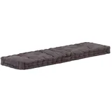 vidaXL Palettenkissen Baumwolle 120×40×7 cm Anthrazit