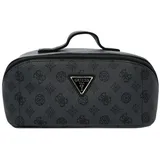 GUESS Kulturbeutel Wilder Cosmetic Travel Bag Charcoal dunkelgrau