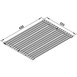 Naber Filo Abtropfgitter Edelstahl 1013041