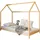 Kids Collective Hausbett 90 x 200 cm Kiefer massiv braun
