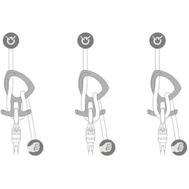 Petzl Pirana Club Abseilgerät Grün