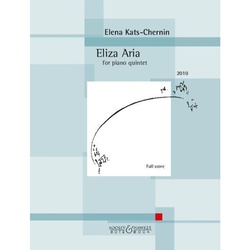 Eliza Aria Partitur (Zugleich Spielpartitur)., Geheftet