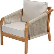 BUTLERS Rope Island Outdoor Sessel 80 x 70 x 69 cm braun