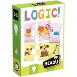 Headu Logik-Puzzle: Matching-Spiel, Lernspiele und Puzzles, Alter 2–5 Jahre