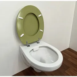 ADOB WC-Sitz, äußerst stabil, Messing verchromte Scharniere, WC-Brille WC-Deckel, 85074