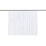Gerster Gardine »Estella« Kräuselband 1 Stk. tlg. Store Effekt-Voile recycelt "Estella" Gerster weiß