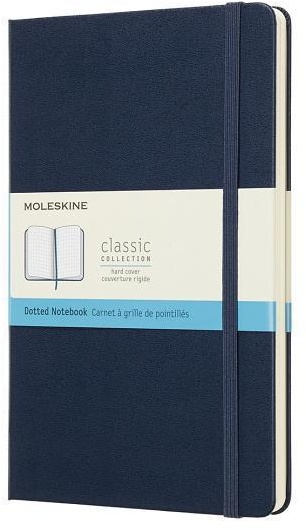 Moleskine Sapphire Blue Notebook Large Dotted Hard - Moleskine  Gebunden