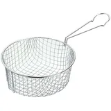 KitchenCraft Frittierkorb 18,5 cm Silber
