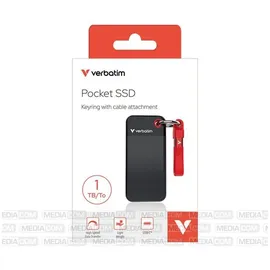 Verbatim Pocket SSD 1 TB USB 3.2 Gen2 Schwarz/Rot 32192