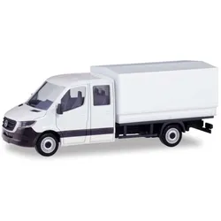 Herpa 013499 - Herpa Minikit: Mercedes-Benz Sprinter neue Doppelkabine mit Pritsche