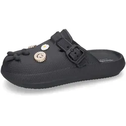 Clog DOCKERS BY GERLI, Damen, Gr. 37, schwarz, Synthetik, sportlich, Schuhe, Badeschuhe, Sommerschuh mit Verzierungen
