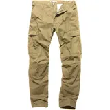 Vintage Industries Tyrone BDU, Cargohose | Dunkelkhaki - W32
