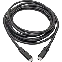 Eaton Power Quality Eaton Tripp Lite Series USB-C Cable (M/M) USB 3.1, Gen 1 (5 Gbps), Thunderbolt 3 Compatible, 10 ft. (3.05 m)