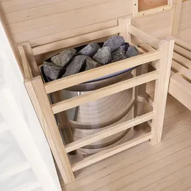 Artsauna Saunakabine Vantaa 175 mit Salzstein - Indoor Sauna für 4 Personen