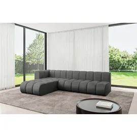altdecor Ecksofa modulares Sofa Darnel-L2 - 296x177x70 cm Dunkelgrau