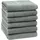 ZOLLNER Handtuchset 50 x 100 cm grau 6 St.