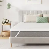 Novilla Matratzentopper 180x200, 7.5cm Höhe Matratzenauflage mit Schaumstoff für Boxspringbett Wohnwagen Schlafsofa Matratzenschoner Bezug Waschbar Oeko-TEX