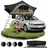 Juskys Autodachzelt Lago 120 x 210 cm Schwarz / Khaki