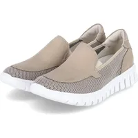 WALDLÄUFER Slipper H-Birdy Taupe Leder | 37,5
