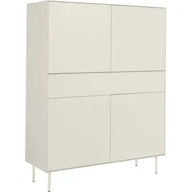 LeGer Home by Lena Gercke Highboard »Essentials«, Höhe: 144cm, MDF lackiert, Push-to-open-Funktion