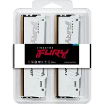 Kingston FURY Beast DDR5 5600MT/s RGB 64GB Kit (2x32GB) CL36 Weiß KF556C36BWE2AK2-64