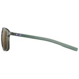 Julbo Creek Polarisierte Sonnenbrille - Translucent Grey / Green - Polarized/CAT3+