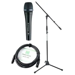 Sennheiser E 945 Mikrofon Set +Ständer+ Kabel