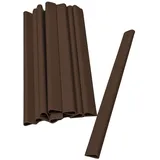 zaun|zu® Befestigungsschelle 20 x 20 cm Braun