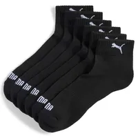 Puma Cushioned Quarter Socken 3-Paar Schwarz 39-42