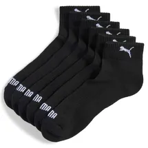 Puma Cushioned Quarter Socken 3-Paar Schwarz 39-42
