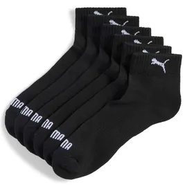 Puma Cushioned Quarter Socken 3-Paar Schwarz 39-42