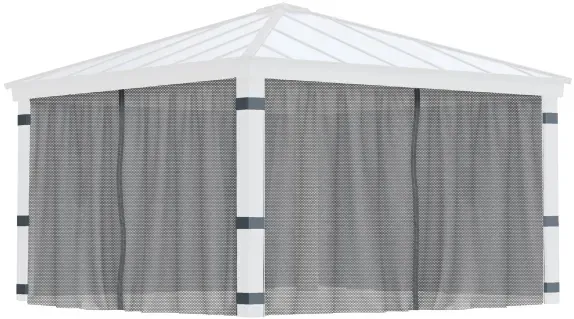 Palram-Canopia Moskitonetze Seitenteile für Pavillon Dallas 4.3x4.3