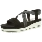 Marco Tozzi Earth Edition 2-2-28772-26 Sandale, Black Comb, 39 EU