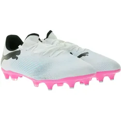 PUMA Future 7 Play Mxsg Herren Fußball-Schuhe Schraubstollen-Schuhe mit Motion-Technologie Trainings-Schuhe 107722 01 Weiß - 41
