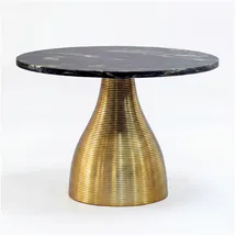 FineBuy Couchtisch Schwarz Marmor 60 x 40 cm