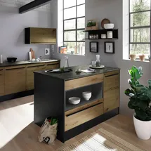 BASIC by Balculina Kochinsel JAZZ 145 x 90 x 90 cm Eiche