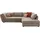 Jockenhöfer Ecksofa JOCKENHÖFER GRUPPE "Rascasse, L-Form, Rampenotik im modernen Design", beige (taupe), B:322cm T:125cm, Korpus: 100% Polyester;Kissen: 100% Polyester, Sofas, Ecksofa, alle Kissen inklusive, rechts oder links montierbar, XXL-Breite: 322cm
