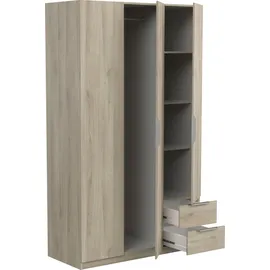 Demeyere Drehtürenschrank Ghost 119,4 x 203 x 51,1 cm Braun