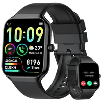 Togala Smartwatch Damen Herren mit Telefonfunktion, 1,96" HD Touch Fitnessuhr mit Pulsuhr und Schlafanalyse Fitness Tracker, Smart Watch mit 113+Sportmodi IP68 Wasserdicht Sportuhr für iOS Andriod