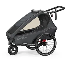 Qeridoo Kinderanhänger Kidgoo1 grey 2023